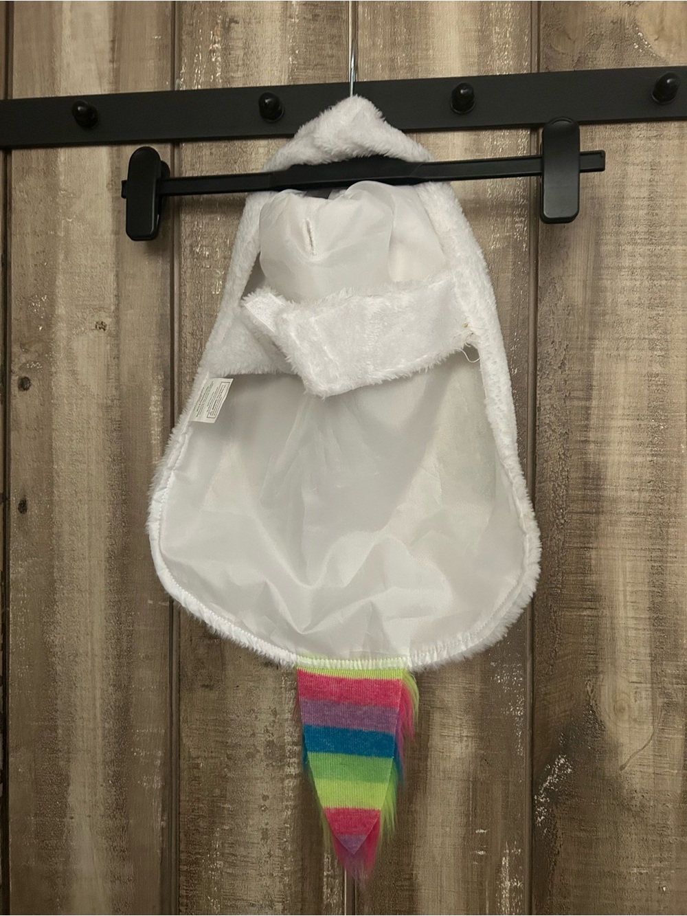 Unicorn costume for dog, M